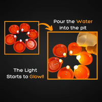 Water Sensor LED Diya  BUY 1 PACK OF 6 PCS AND GET 1 PACK OF 6 PCS FREE